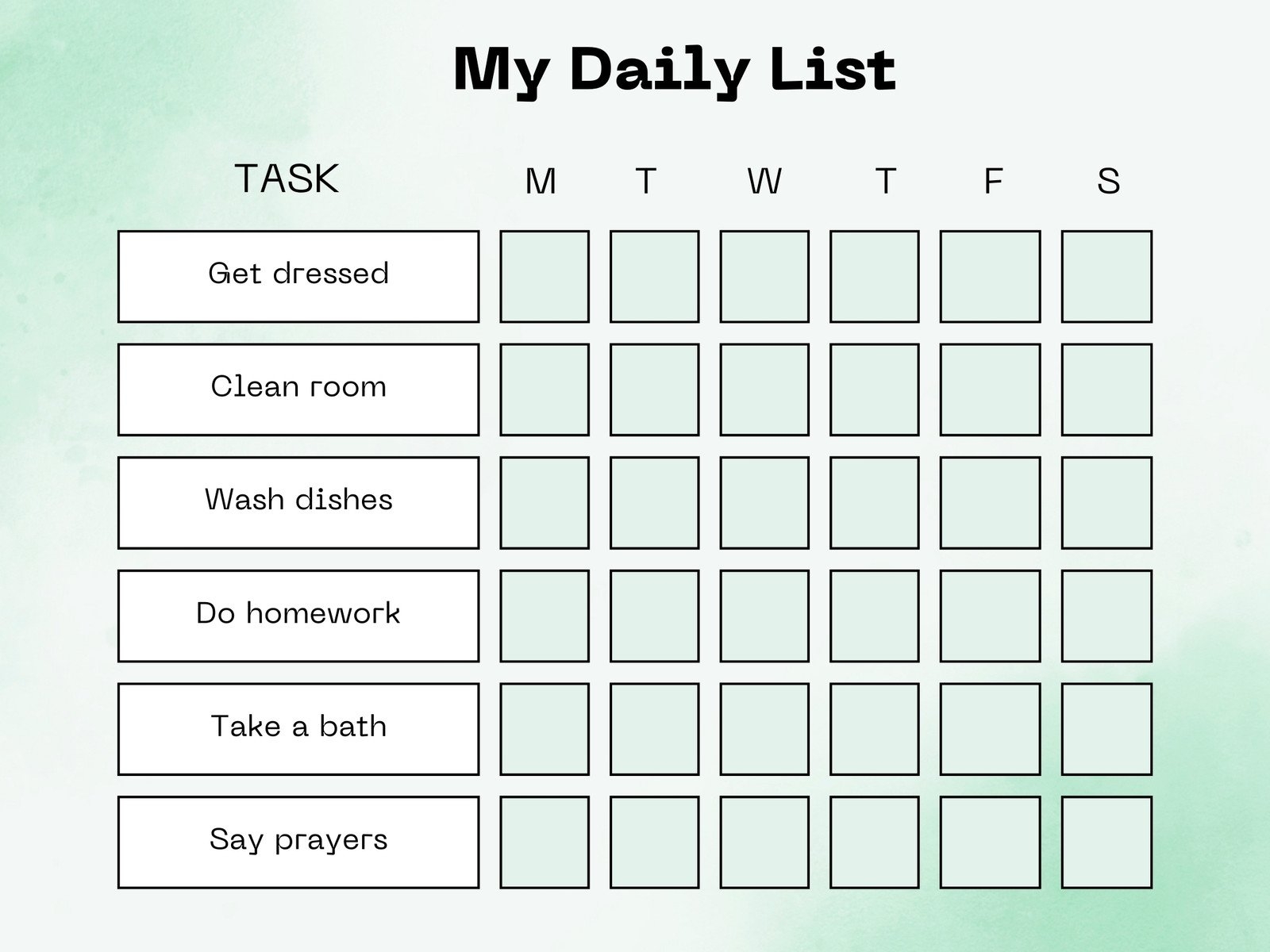 Free Customizable Chore Chart Templates To Print Canva Free Customizable Chore Chart Templates To Print Canva