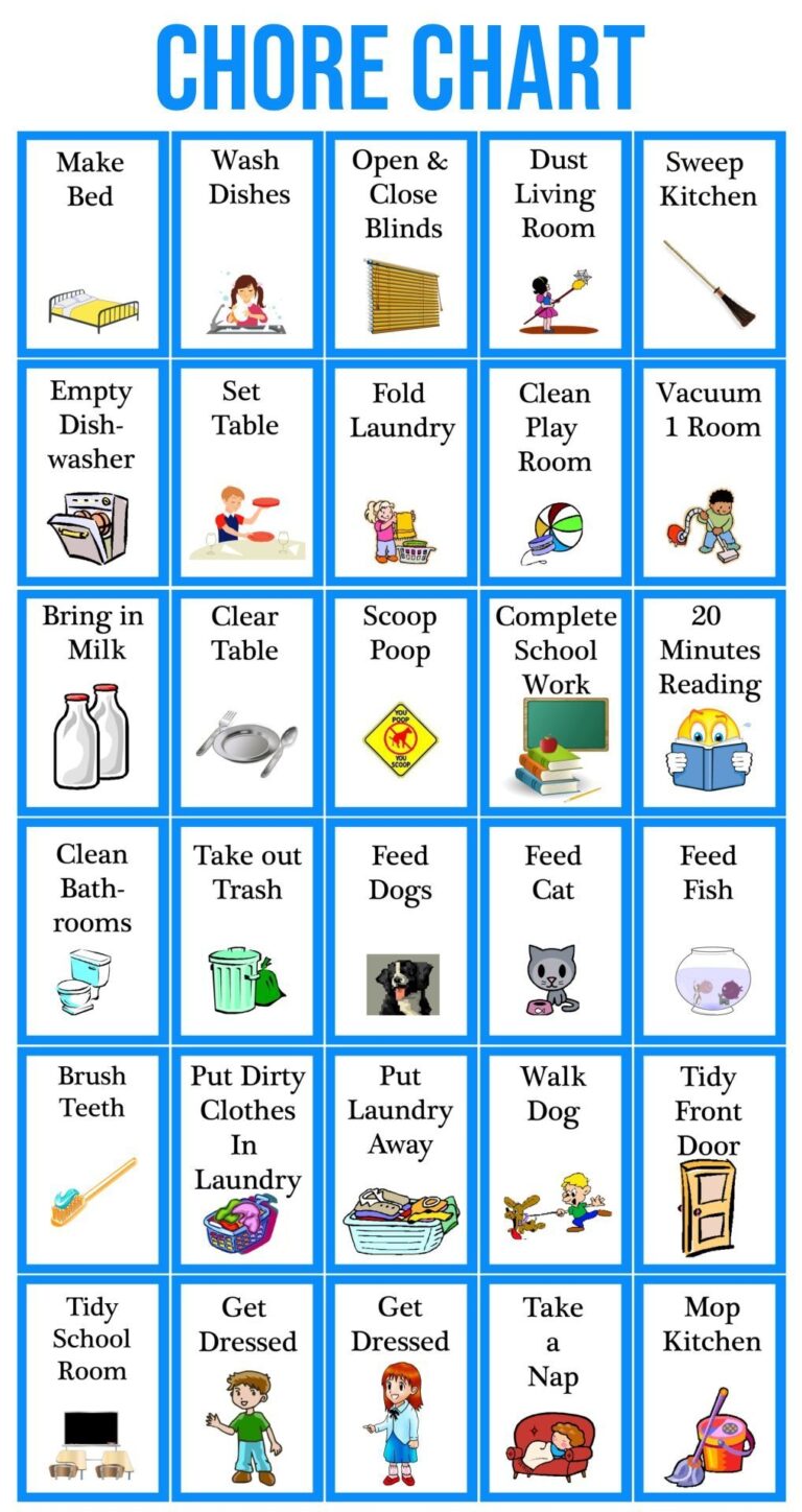 Free Free Printable Chore Chart Clipart Download Free Free Printable Chore Chart Clipart Png Images Free Worksheets On Clipart Library