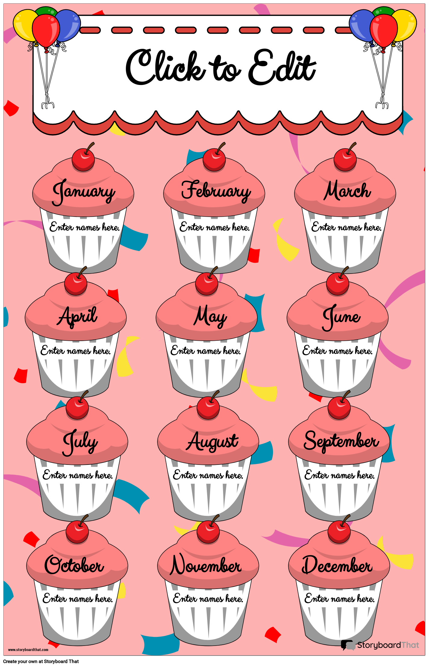 Free Happy Birthday Poster Templates Storyboard That Free Happy Birthday Poster Templates Storyboard That