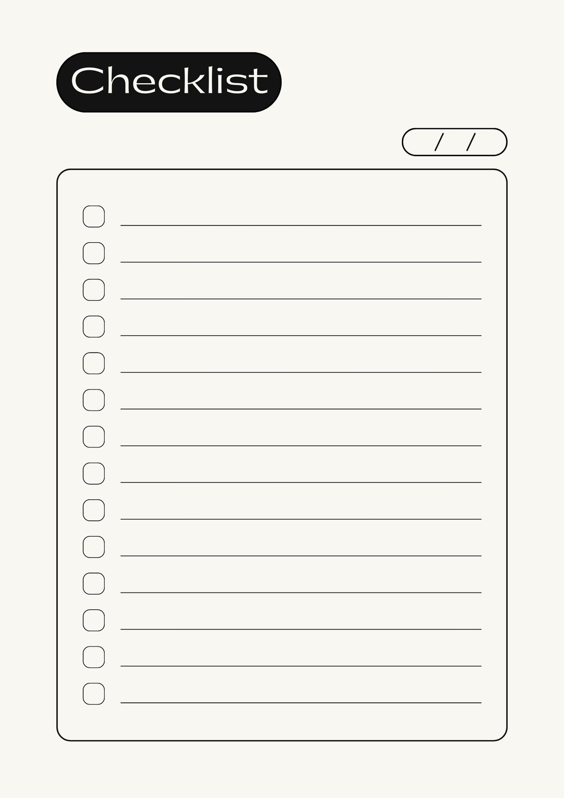 Free Printable Editable Daily Checklist Templates Canva