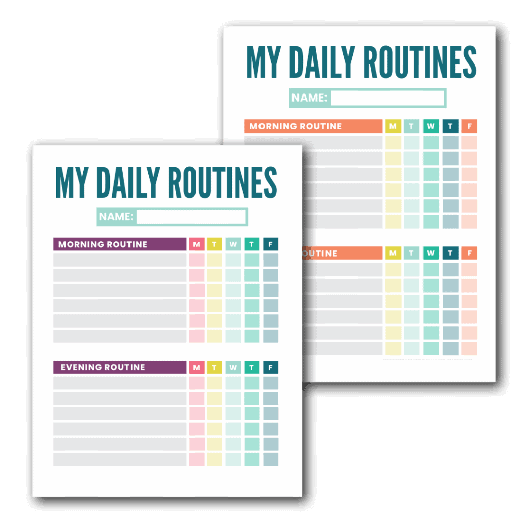 Kids Daily Schedule Chart Printable Kids Daily Schedule Chart Printable