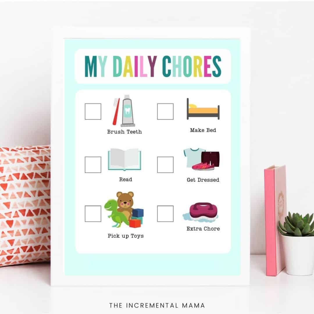 Toddler Printable Chore Chart Toddler Printable Chore Chart
