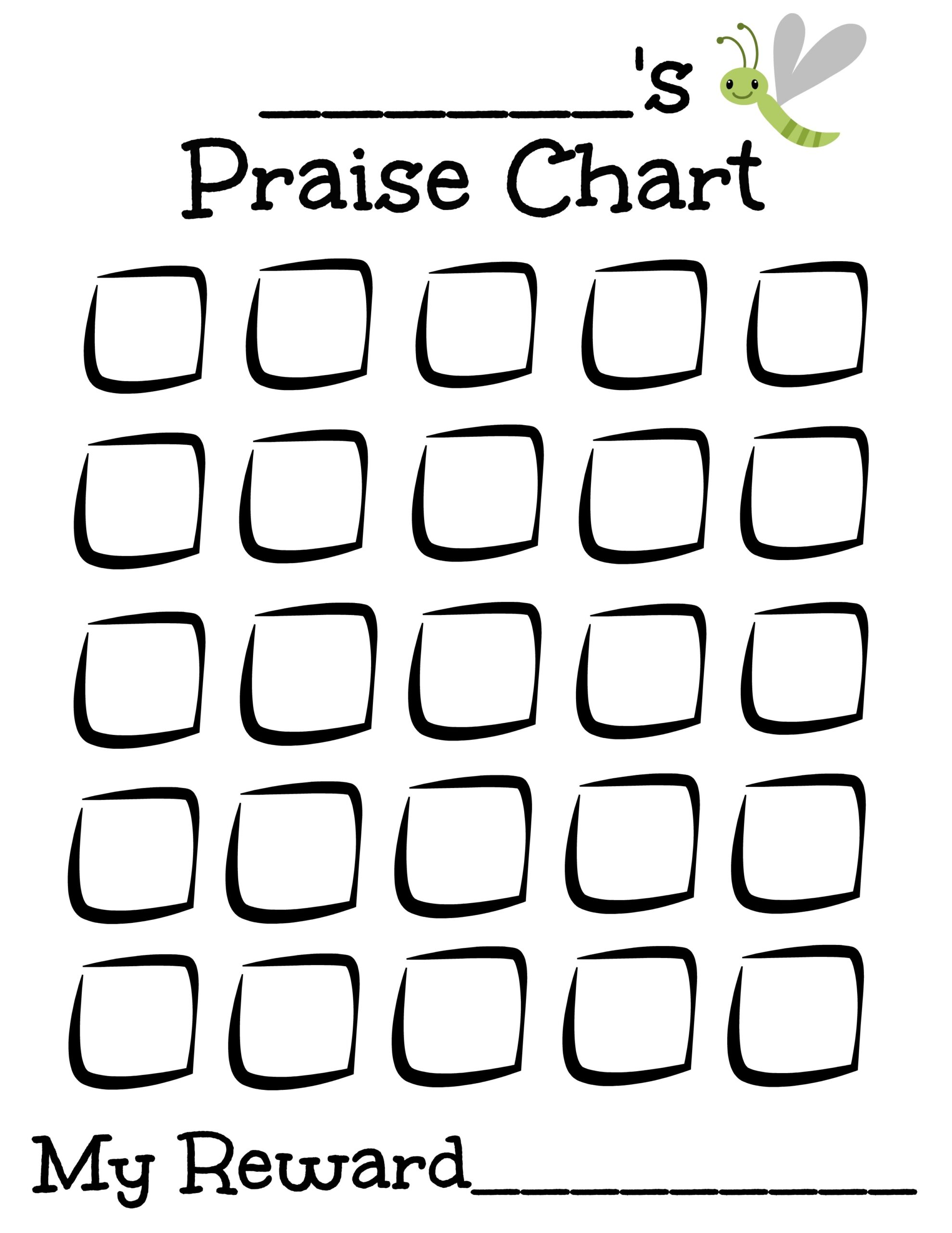 Free Printable Blank Sticker Charts Free Printable Blank Sticker Charts