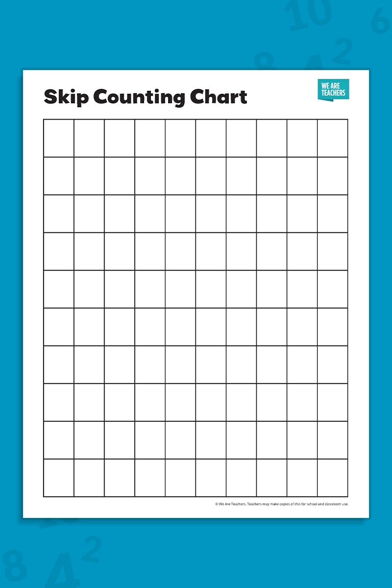 Free Skip Counting Chart Printable Bundle Free Skip Counting Chart Printable Bundle