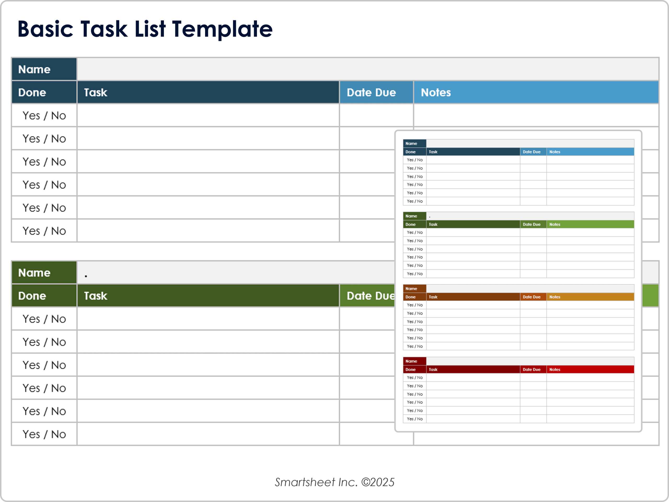 Free To Do Lists U0026 Task Tracker Templates