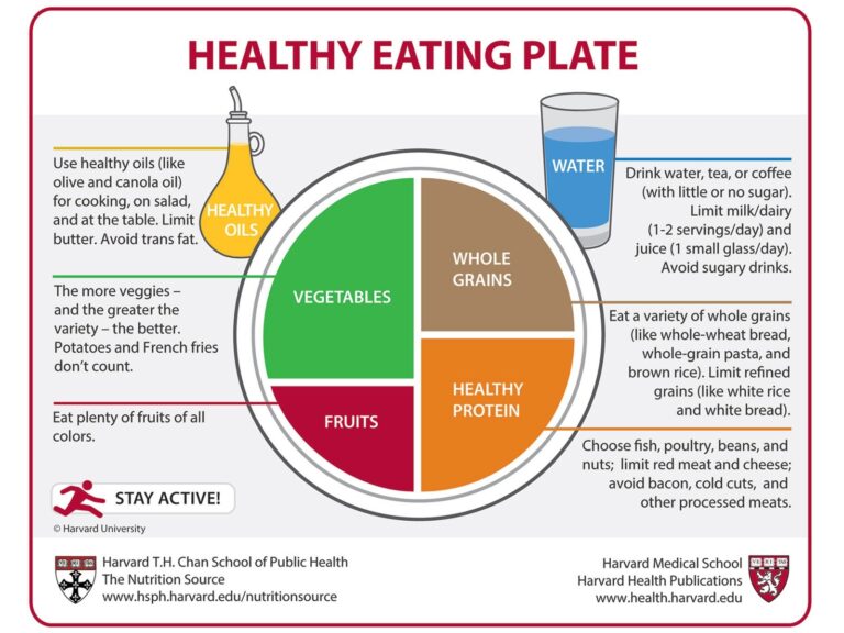 Healthy Eating Plate The Nutrition Source