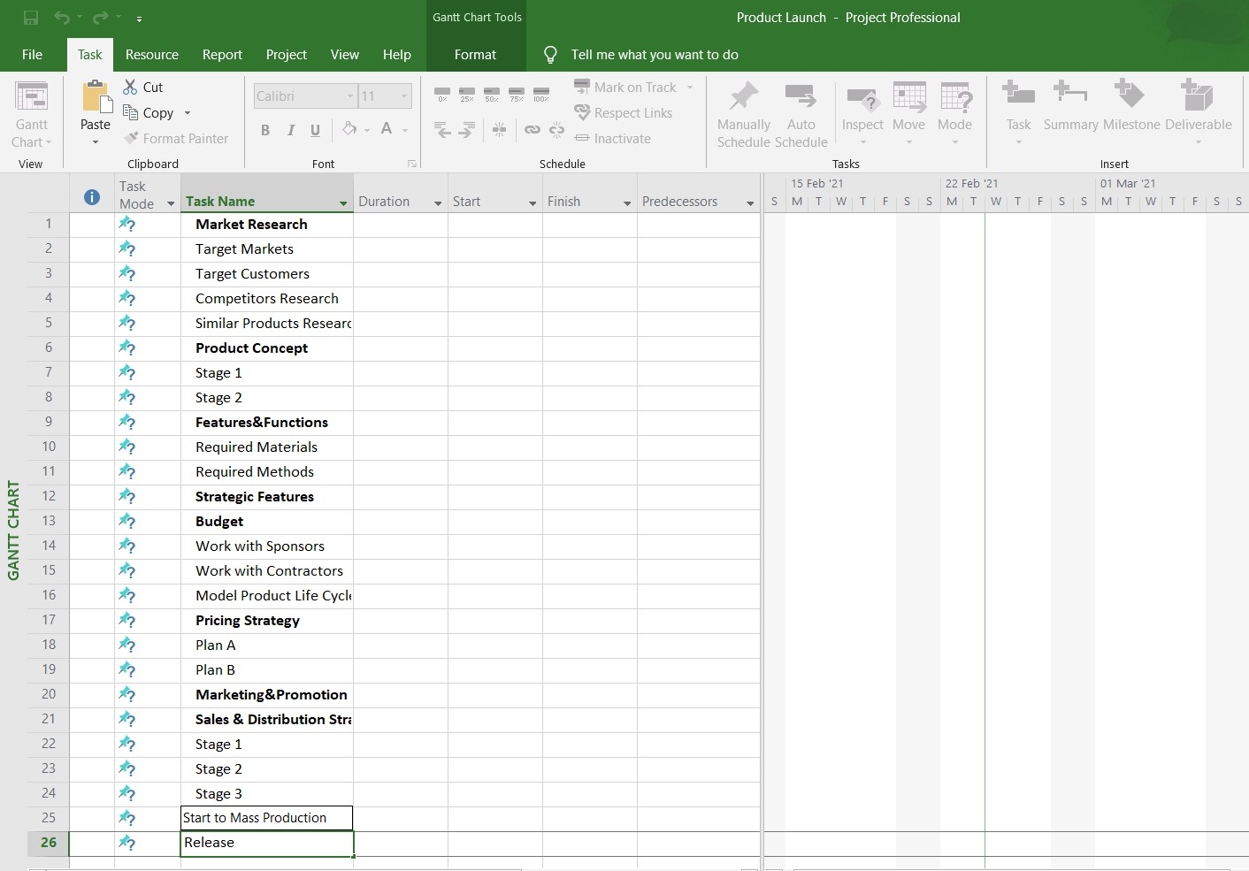 How To Make A Gantt Chart In Microsoft Project How To Make A Gantt Chart In Microsoft Project