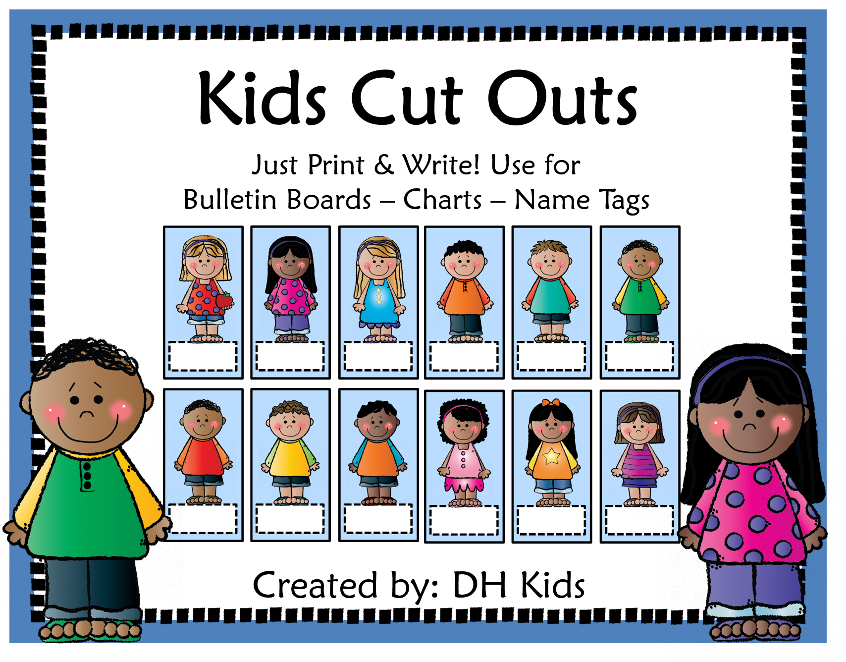 Kids Cut Outs Name Labels Name Tags Made By Teachers Kids Cut Outs Name Labels Name Tags Made By Teachers