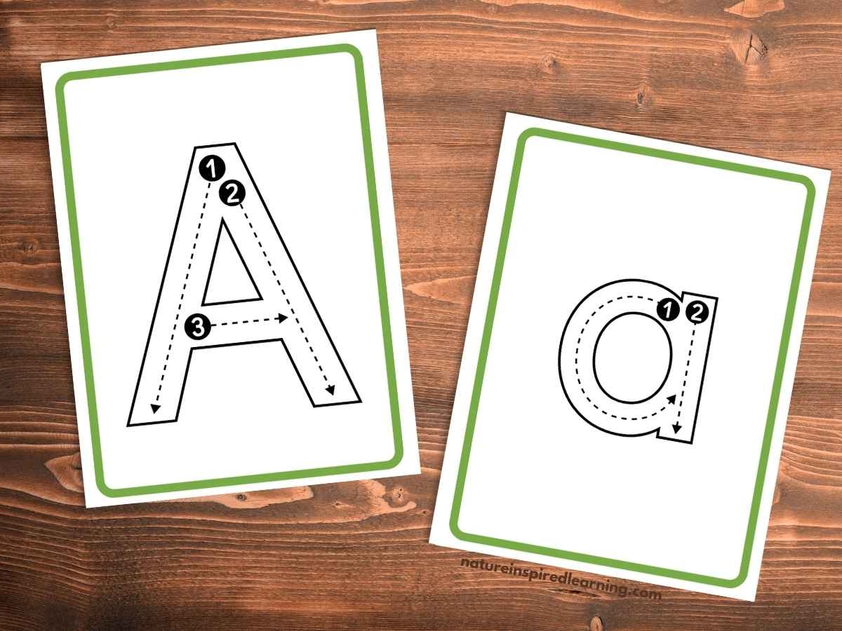 Letter Formation Cards Free Printable Set 
