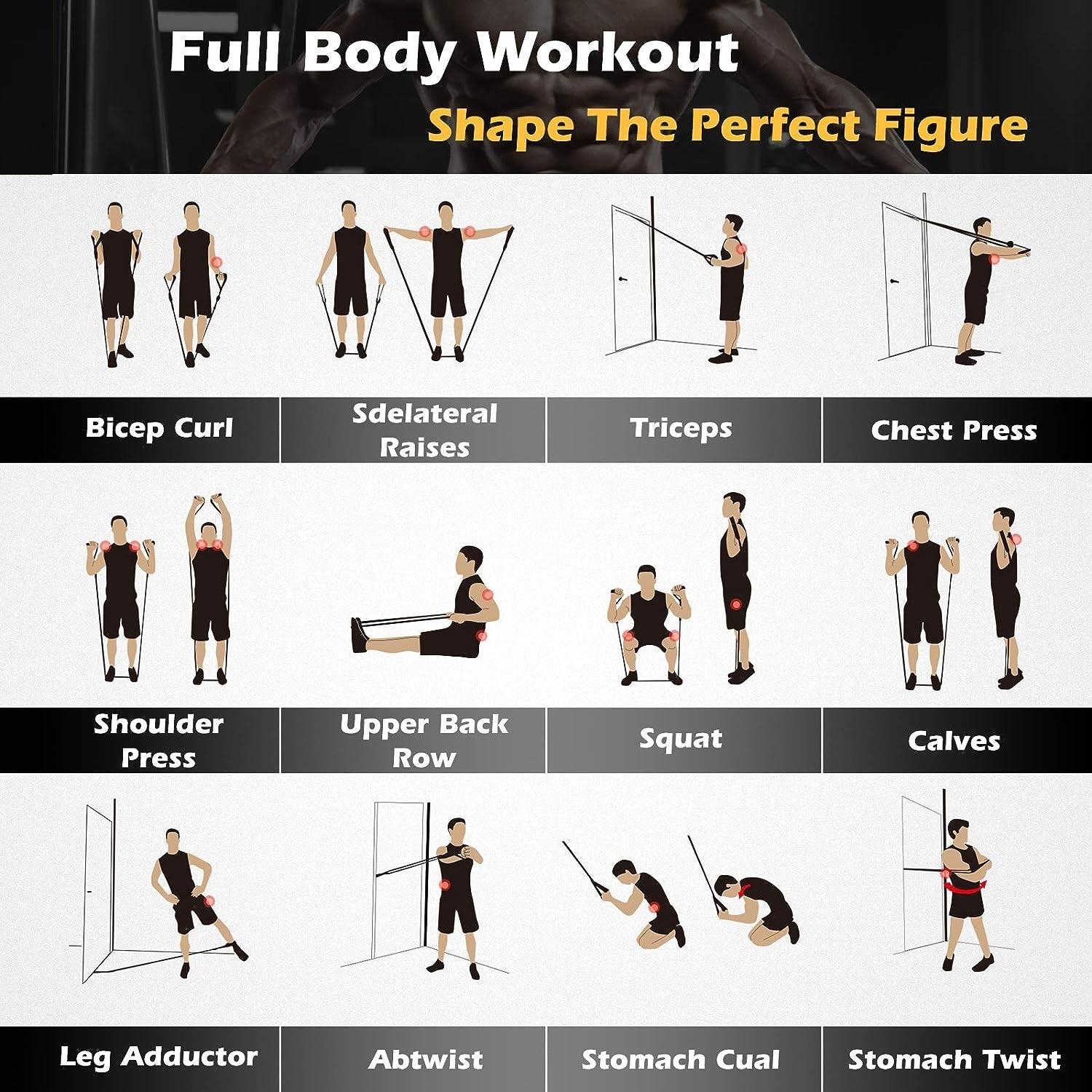 Loop Bands Free Band Workouts Printable Loop Band Exercises For Chest Printable Loop Band