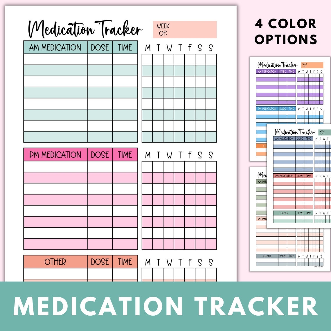 Medicine Chart Etsy Medicine Chart Etsy