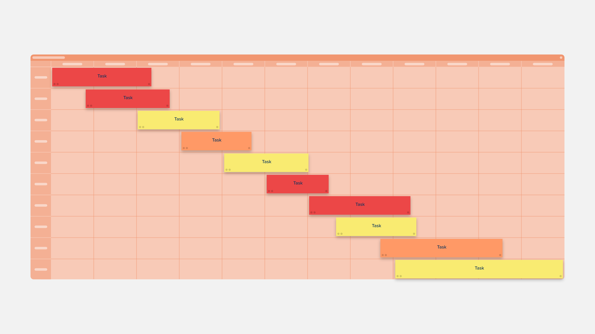 Monthly Gantt Chart Template Stormboard