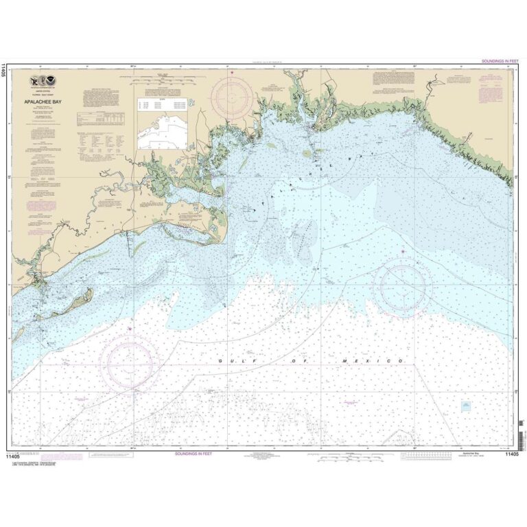Navigational Charts NOAA Charts For U S Waters All NOAA Charts Gulf Coast NOAA Charts HISTORICAL NOAA Chart 11405 Apalachee Bay Paracay Wholesale Books Gifts Navigational Charts On Demand Printing Paradise Cay Publications