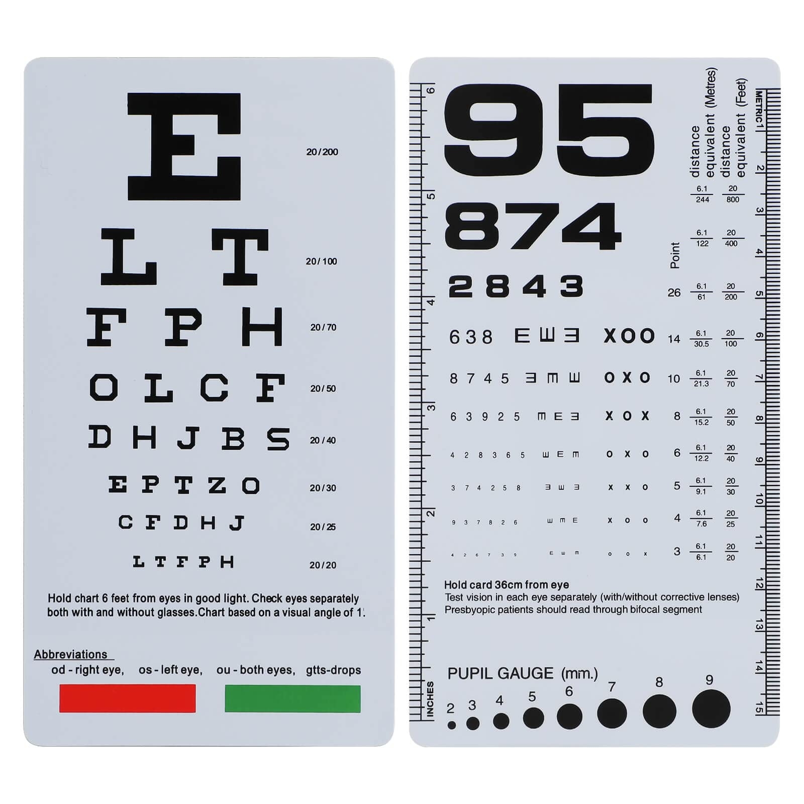 NOYOC 2 Pack Pocket Eye Chart 6ft Snellen Rosenbaum Plastic Eye Charts For Exams Buy Now With Express International Delivery GoSupps NOYOC 2 Pack Pocket Eye Chart 6ft Snellen Rosenbaum Plastic Eye Charts For Exams Buy Now With Express International Delivery GoSupps