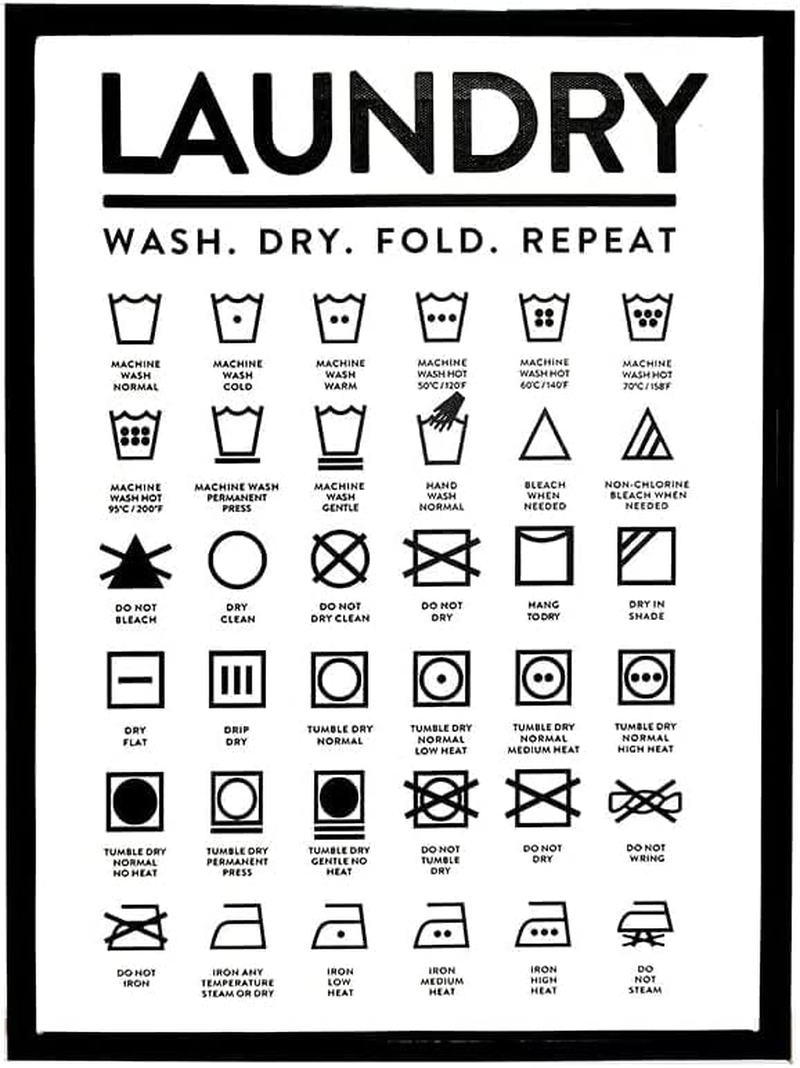 Nufar Laundry Symbols Guide Laundry Room Tin Sign Metal Wall Art Iron Painting F EBay Nufar Laundry Symbols Guide Laundry Room Tin Sign Metal Wall Art Iron Painting F EBay