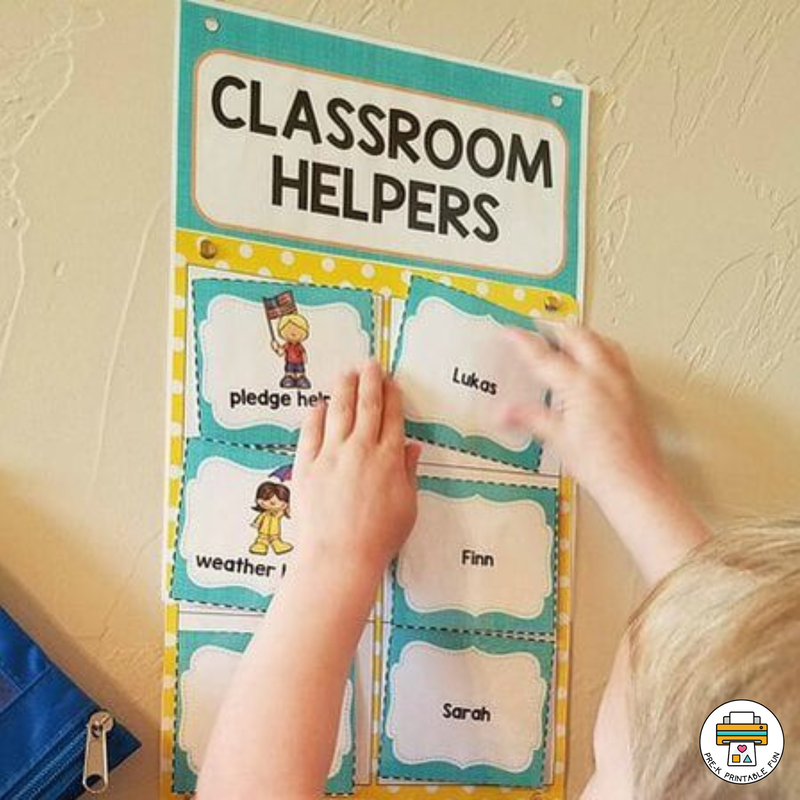 Class Job Chart Printable Student Class Job Chart Printable Student