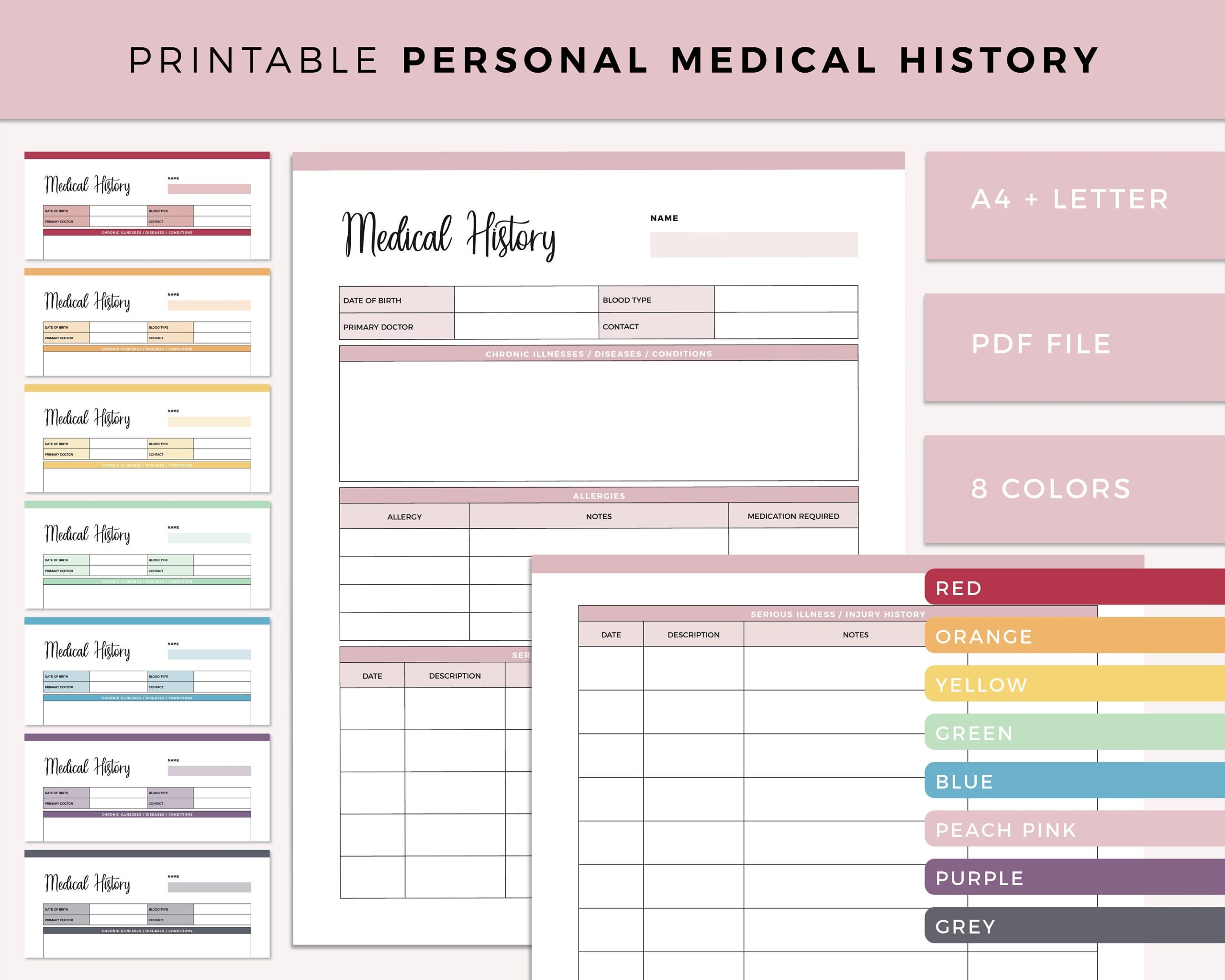 Medical Chart Template
