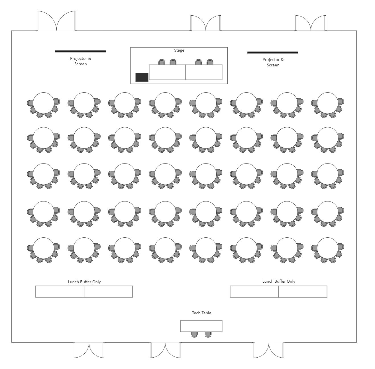 Round Table Seating Plan EdrawMax Template Round Table Seating Plan EdrawMax Template