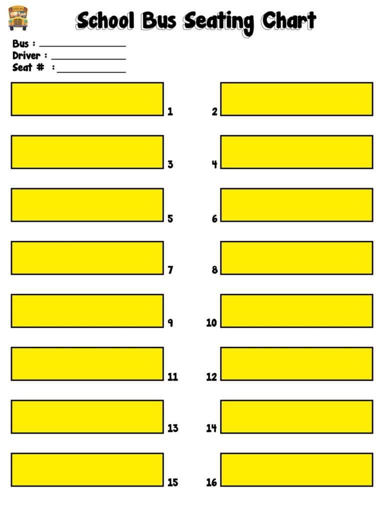 School Bus Diagram 11 Free PDF Printables Printablee