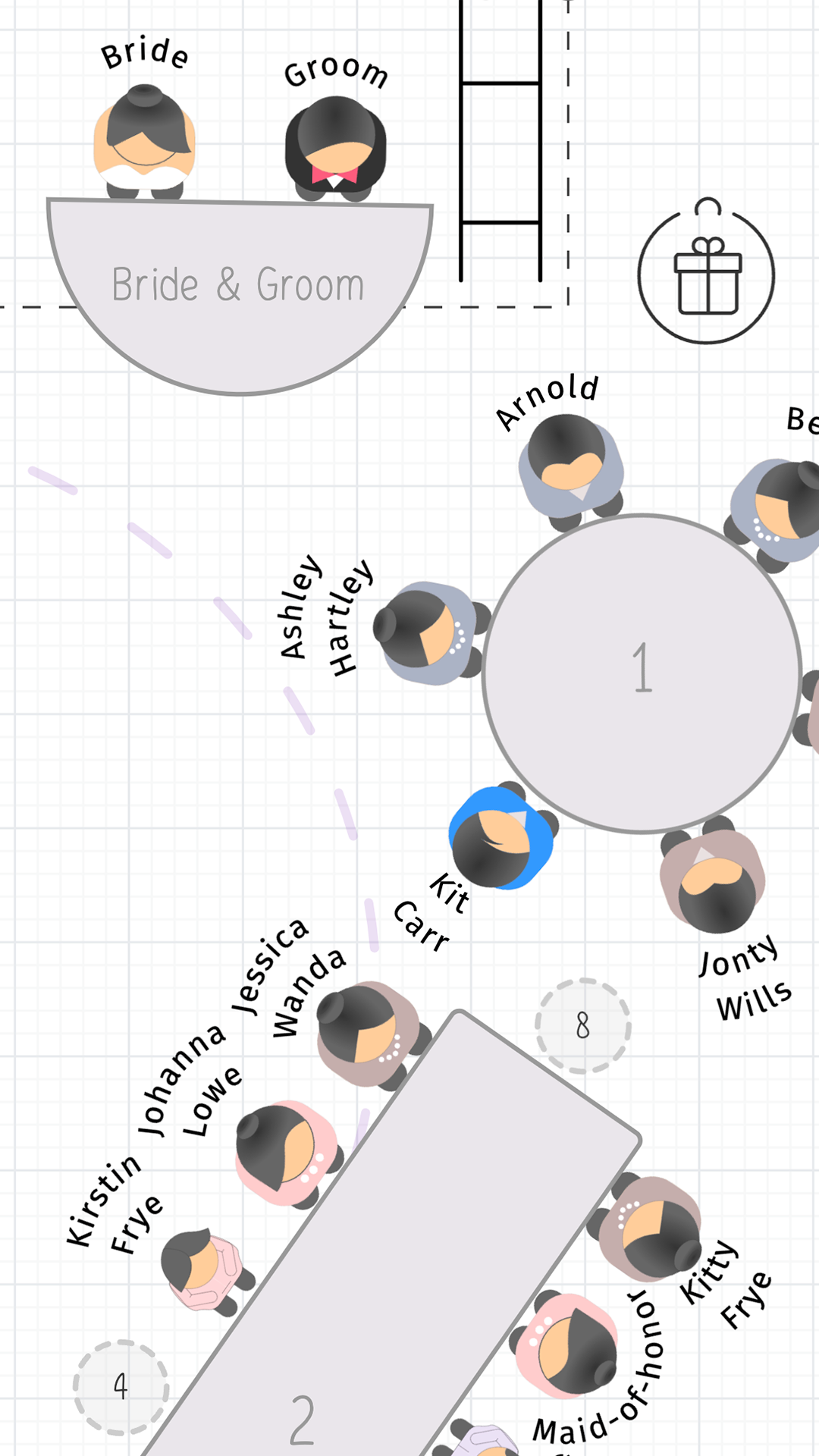 Reception Seating Chart Template Reception Seating Chart Template