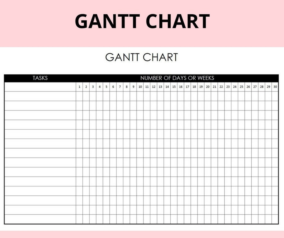 Ghant Chart Template