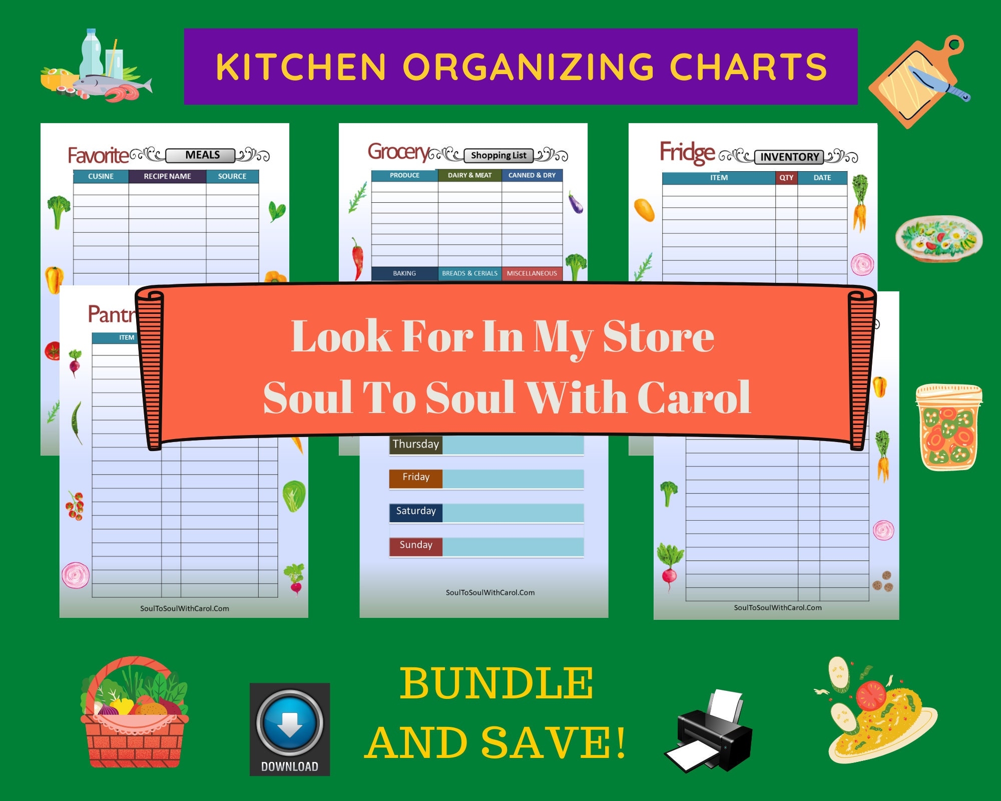 Printable Sprouting Chart