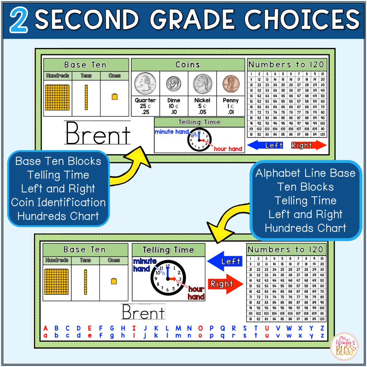 Student Desk Name Plates Labels Lead In Literacy Resources For Kindergarten 1st 2nd Grade Student Desk Name Plates Labels Lead In Literacy Resources For Kindergarten 1st 2nd Grade