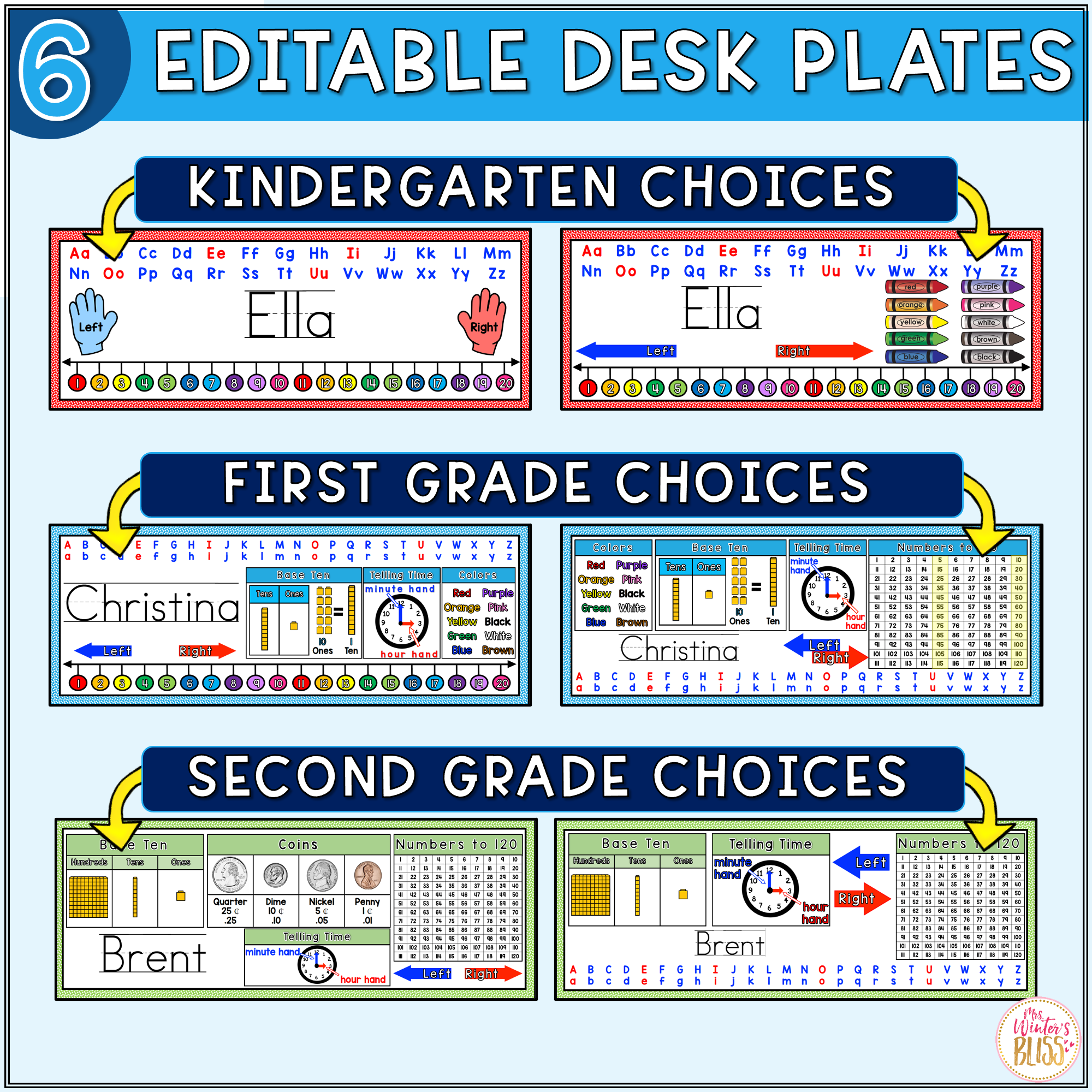 Student Desk Name Plates Labels Lead In Literacy Resources For Kindergarten 1st 2nd Grade Student Desk Name Plates Labels Lead In Literacy Resources For Kindergarten 1st 2nd Grade