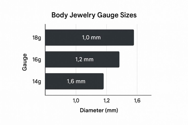 The Ultimate Body Jewelry Size Chart For A Flawless Fit