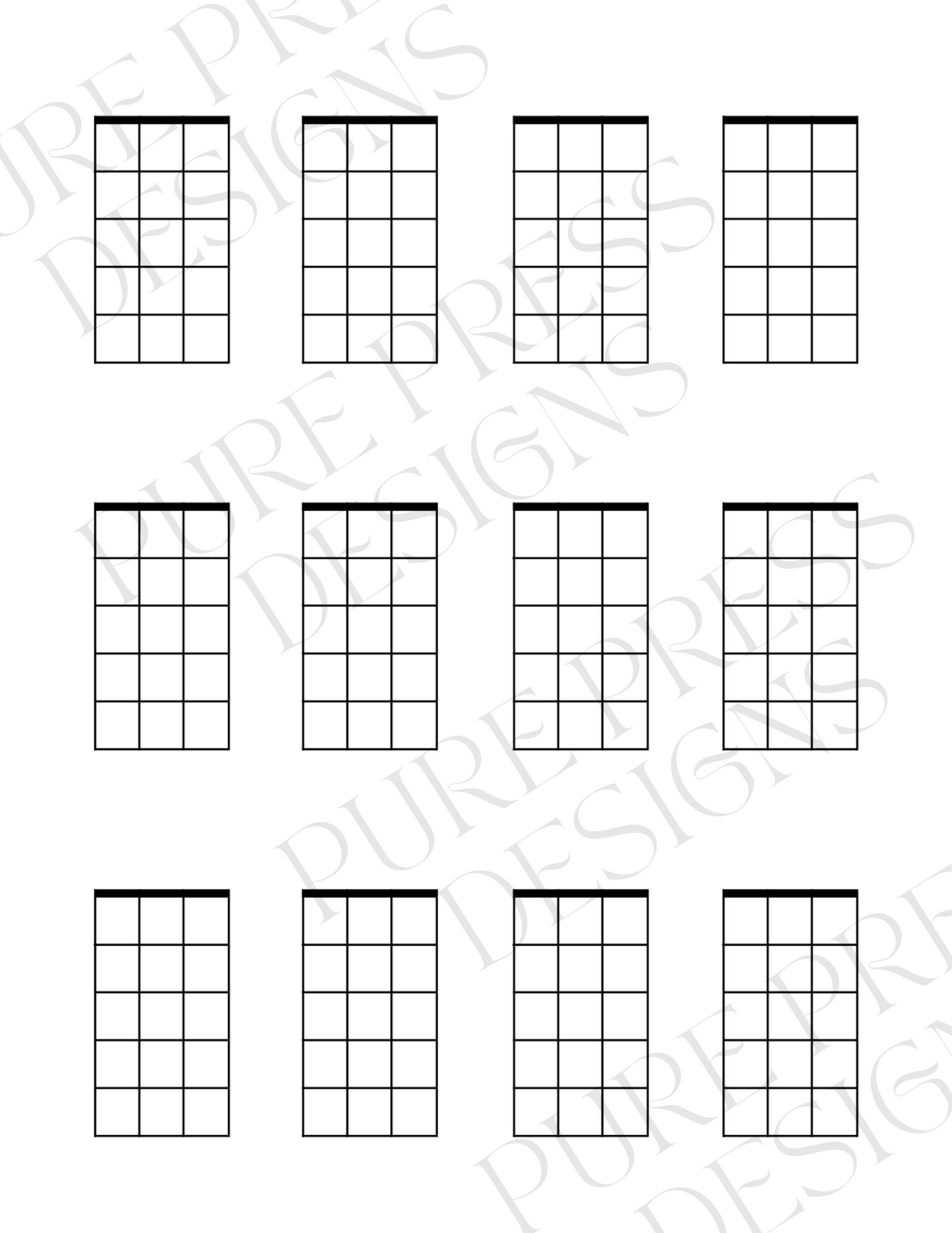 Ukulele Printable Chord Chart Blank Chord Chart Teaching Ukulele Chords Instant Download PDF Digital Copy Etsy Ukulele Printable Chord Chart Blank Chord Chart Teaching Ukulele Chords Instant Download PDF Digital Copy Etsy
