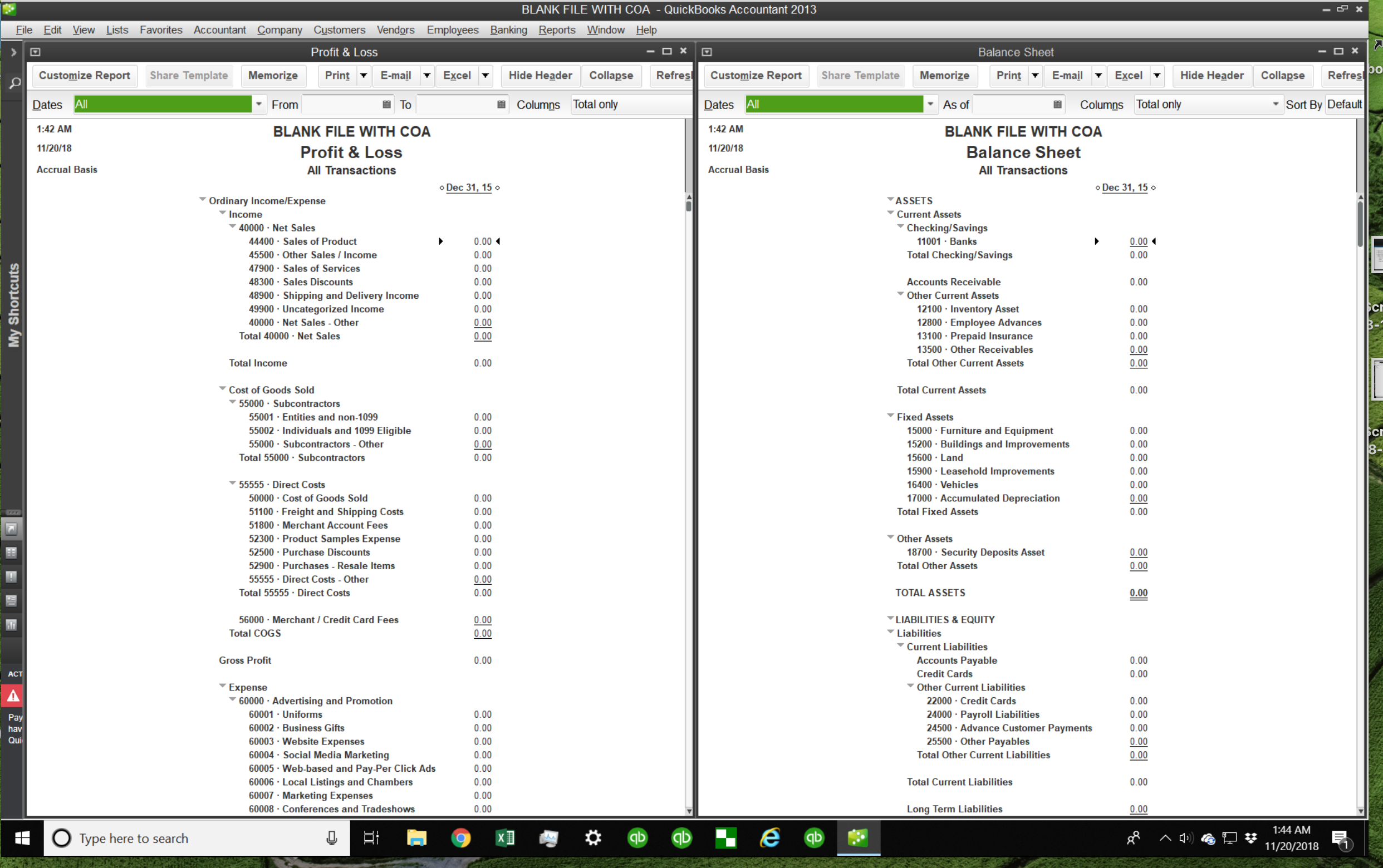 Ultimate Chart Of Accounts For QuickBooks Online And Desktop 