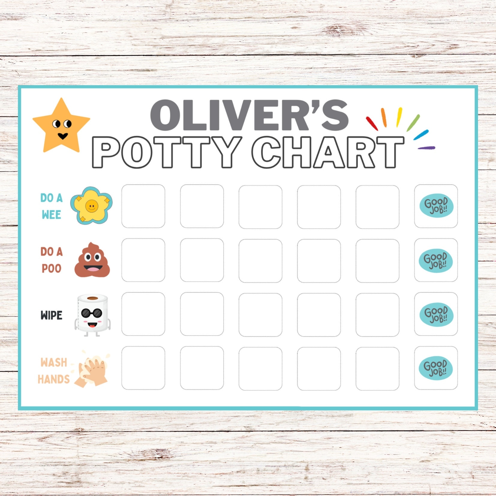 Unisex Toilet Training Chart Potty Training Potty Chart Unisex Toilet Training Chart Potty Training Potty Chart
