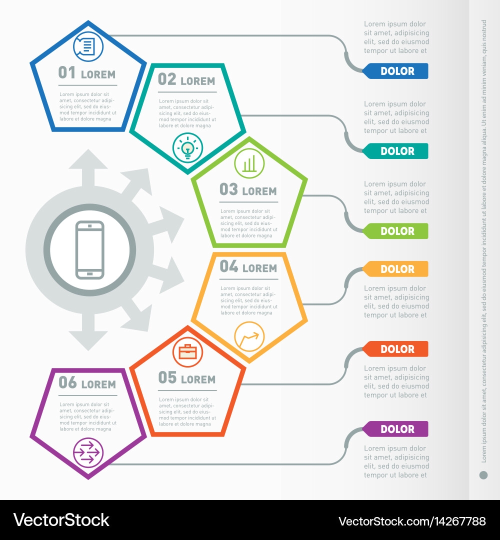 Web Template Of A Chart Diagram Or Presentation Vector Image Web Template Of A Chart Diagram Or Presentation Vector Image