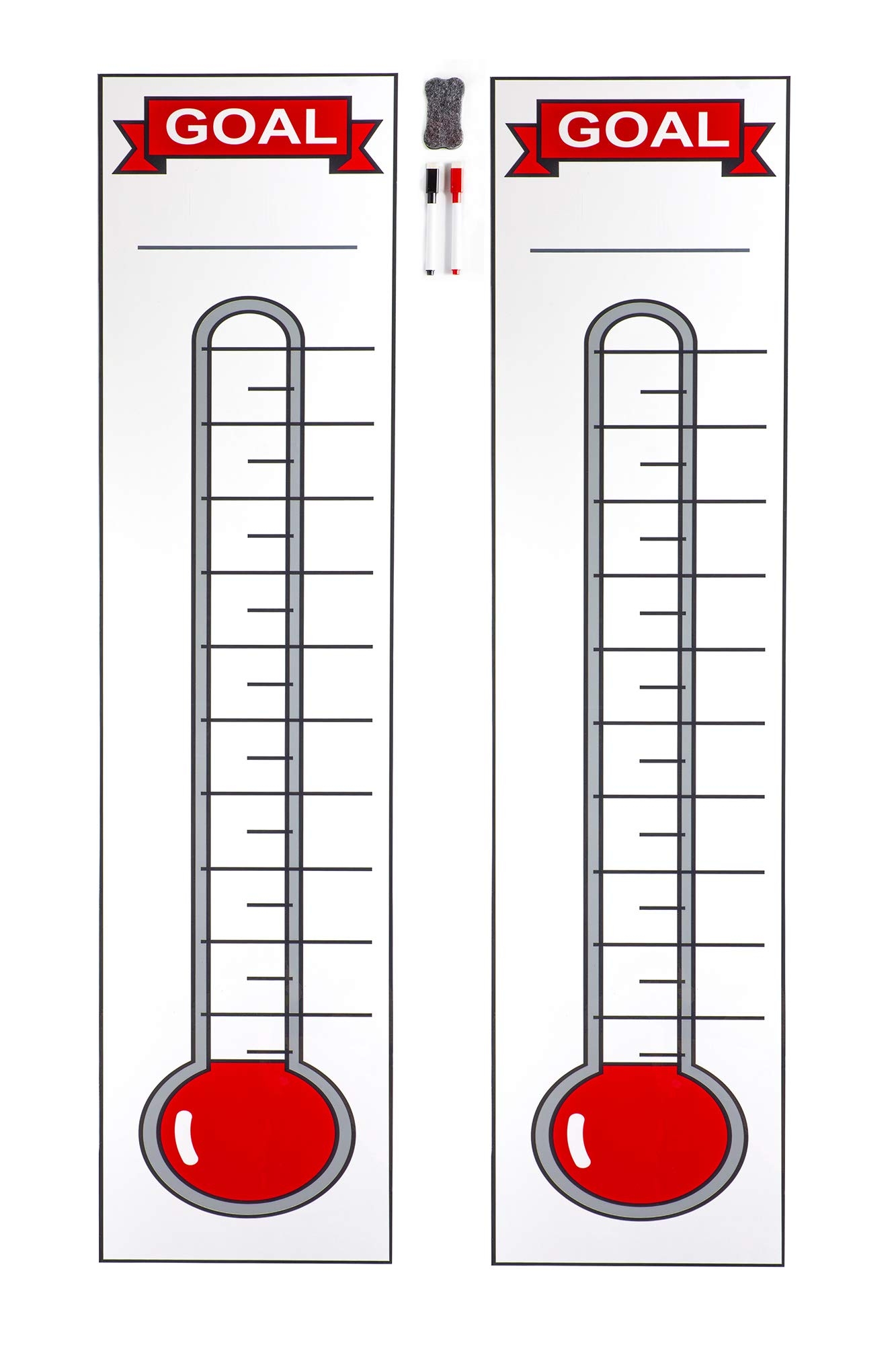 Your Philanthropy Coach Goal Setting Chart Fundraising Thermometer 2 Pack Dry Erase Reusable Magnetic For Easy Use Plus 50 Ways To Raise Your Philanthropy Coach Goal Setting Chart Fundraising Thermometer 2 Pack Dry Erase Reusable Magnetic For Easy Use Plus 50 Ways To Raise