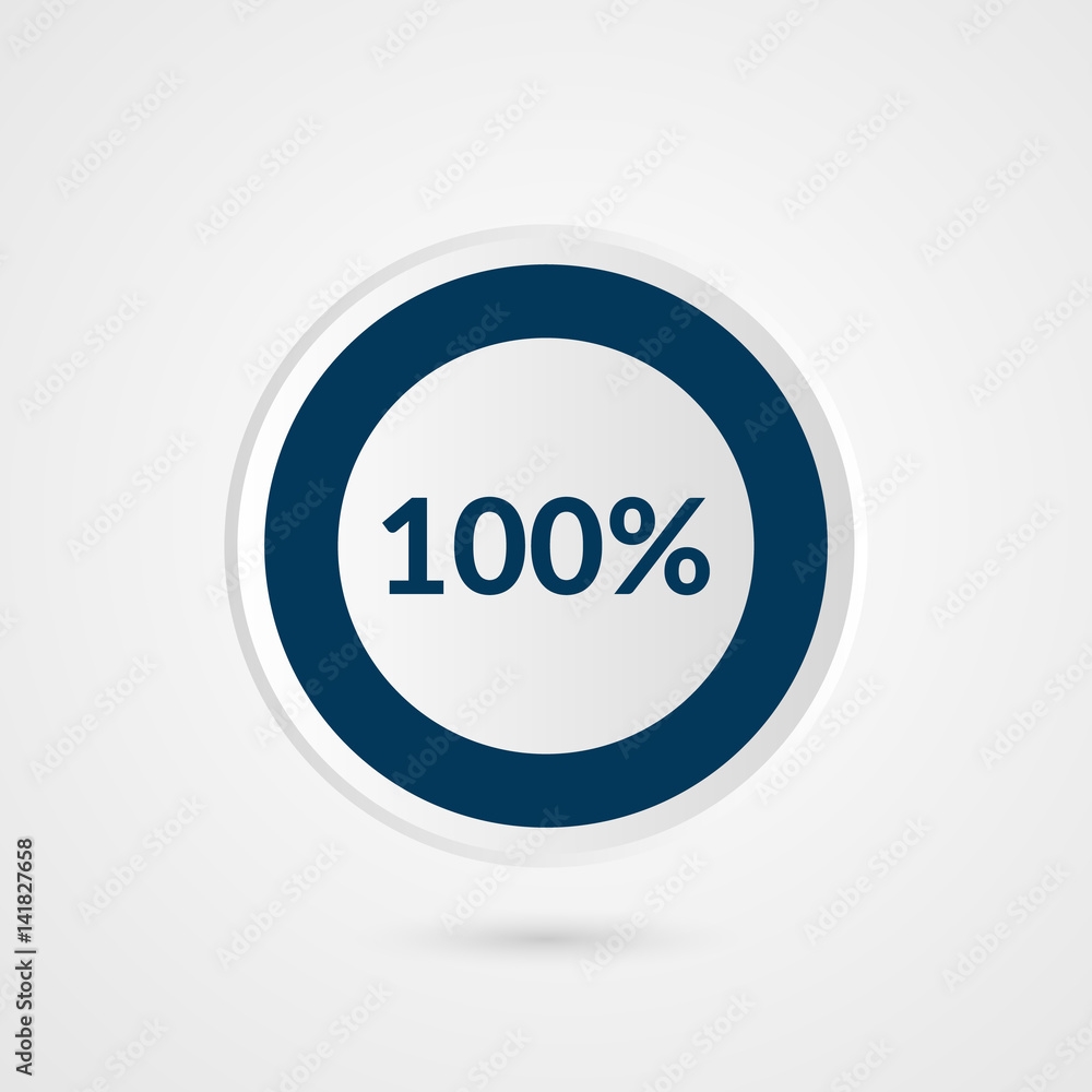 100 Percent Blue Grey And White Pie Chart Percentage Vector Infographics Circle Diagram Business Illustration Stock Vector Adobe Stock 100 Percent Blue Grey And White Pie Chart Percentage Vector Infographics Circle Diagram Business Illustration Stock Vector Adobe Stock