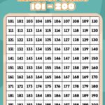 101 To 200 Chart 10 Free PDF Printables Printablee