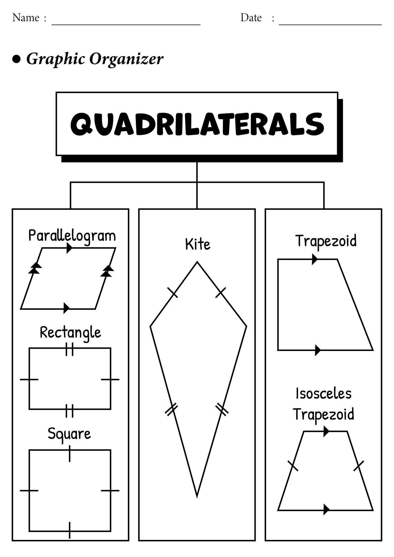 11 Quadrilateral Properties Worksheet Free PDF At Worksheeto
