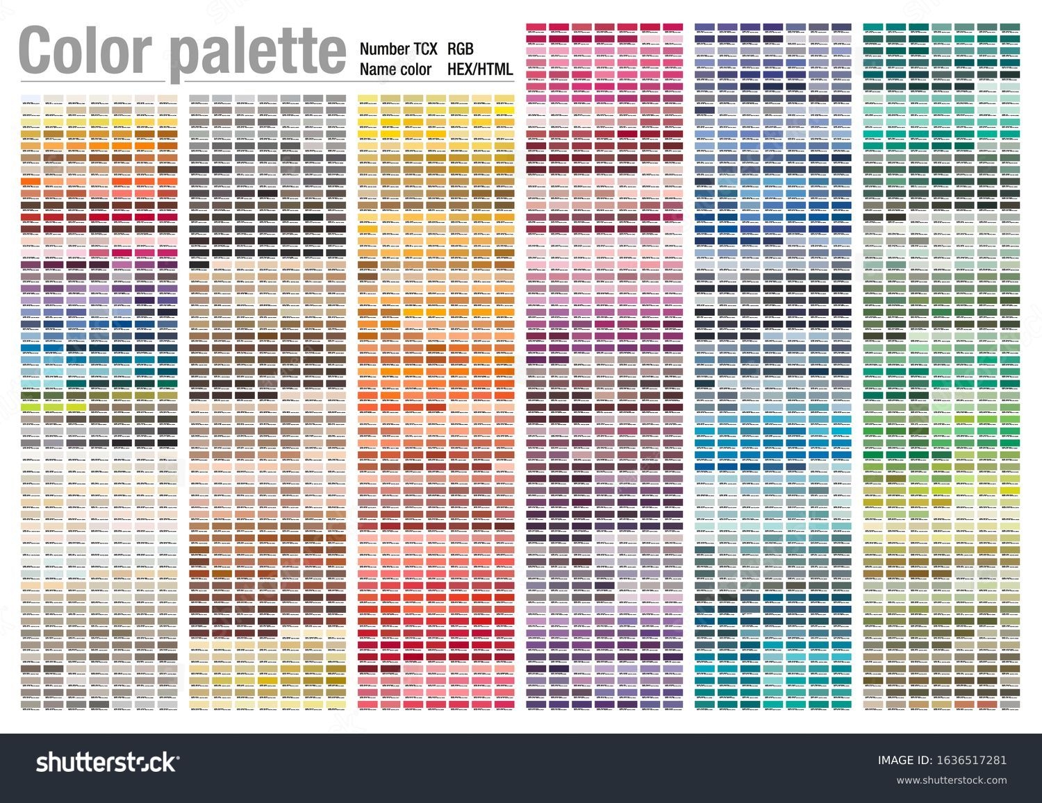 16 Thousand Print Colour Chart Royalty Free Images Stock Photos Pictures Shutterstock