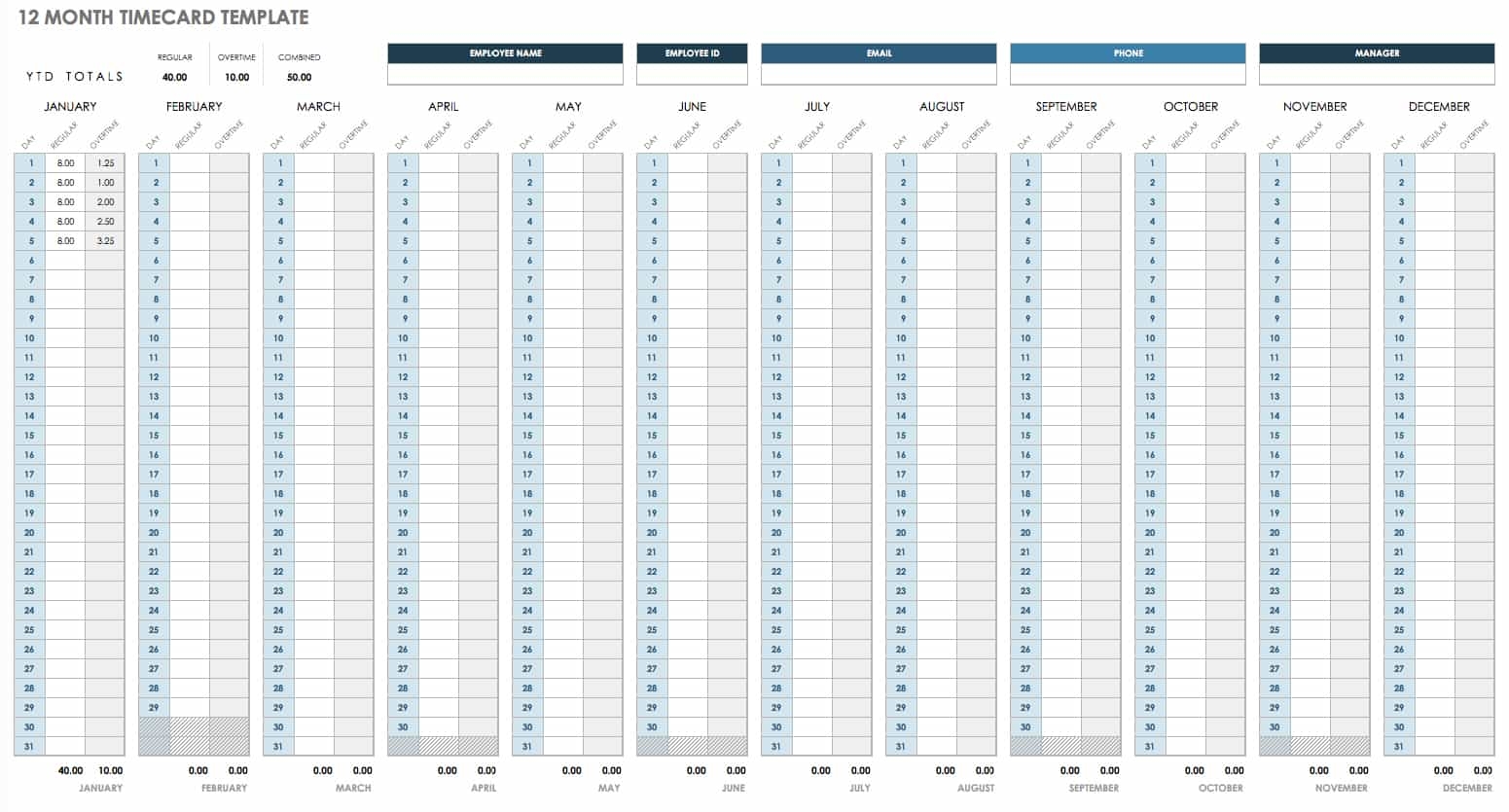 17 Free Timesheet And Time Card Templates Smartsheet 17 Free Timesheet And Time Card Templates Smartsheet