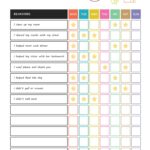 19 Printable Behavior Chart Templates for Kids TemplateLab