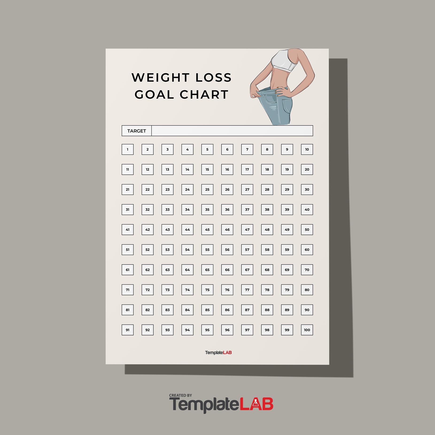 19 Printable Goal Chart Templates Free TemplateLab