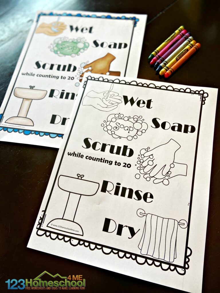  20 Free Hand Washing Signs Printables For Kids