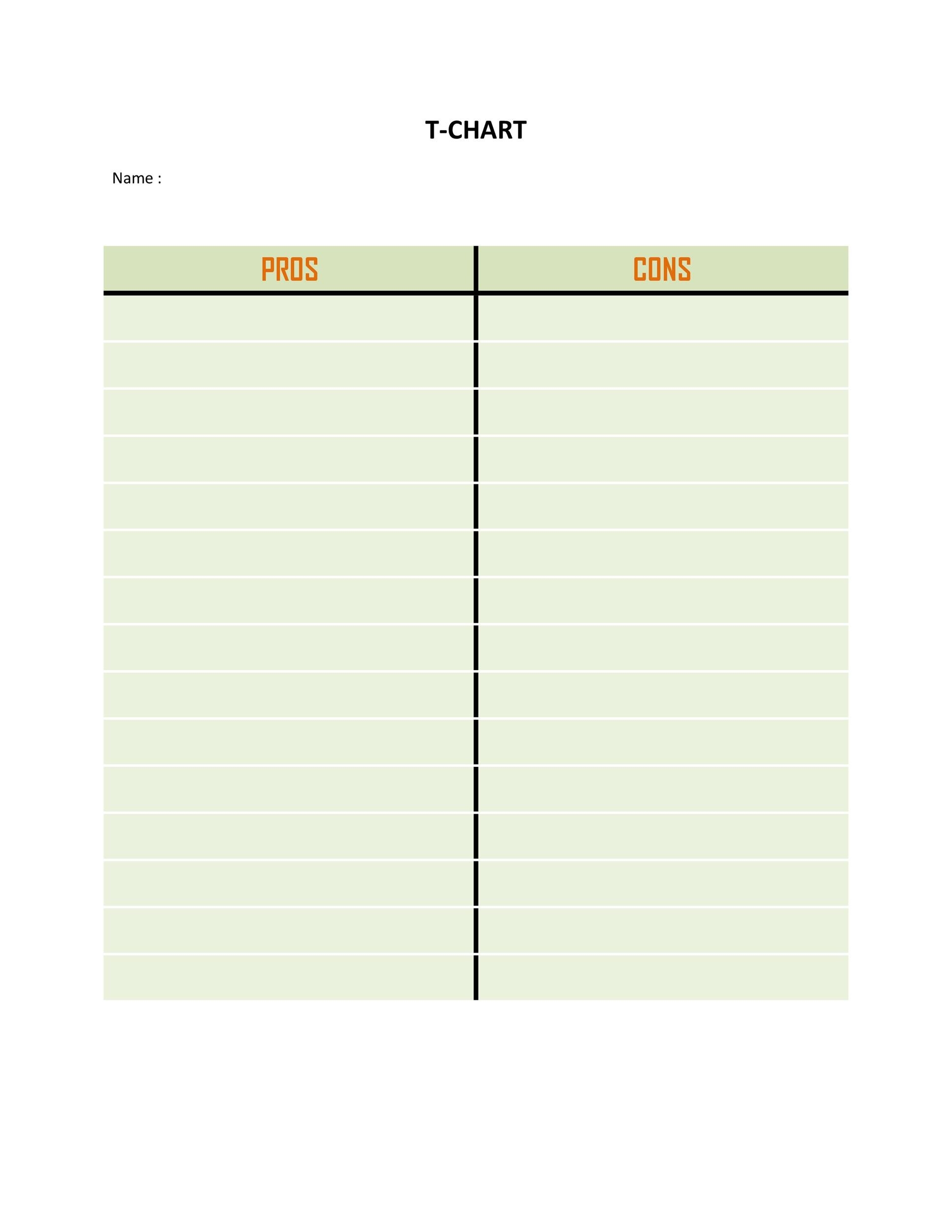 27 Printable Pros And Cons Lists Charts Templates TemplateLab 27 Printable Pros And Cons Lists Charts Templates TemplateLab