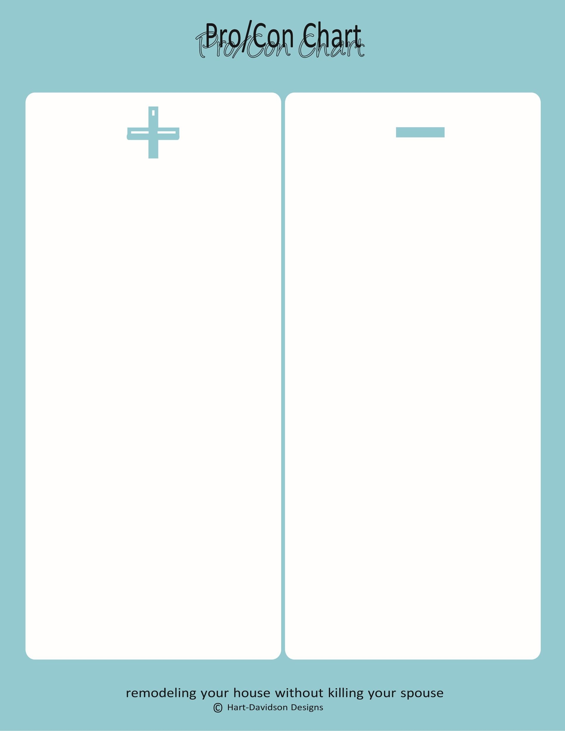 27 Printable Pros And Cons Lists Charts Templates TemplateLab 27 Printable Pros And Cons Lists Charts Templates TemplateLab