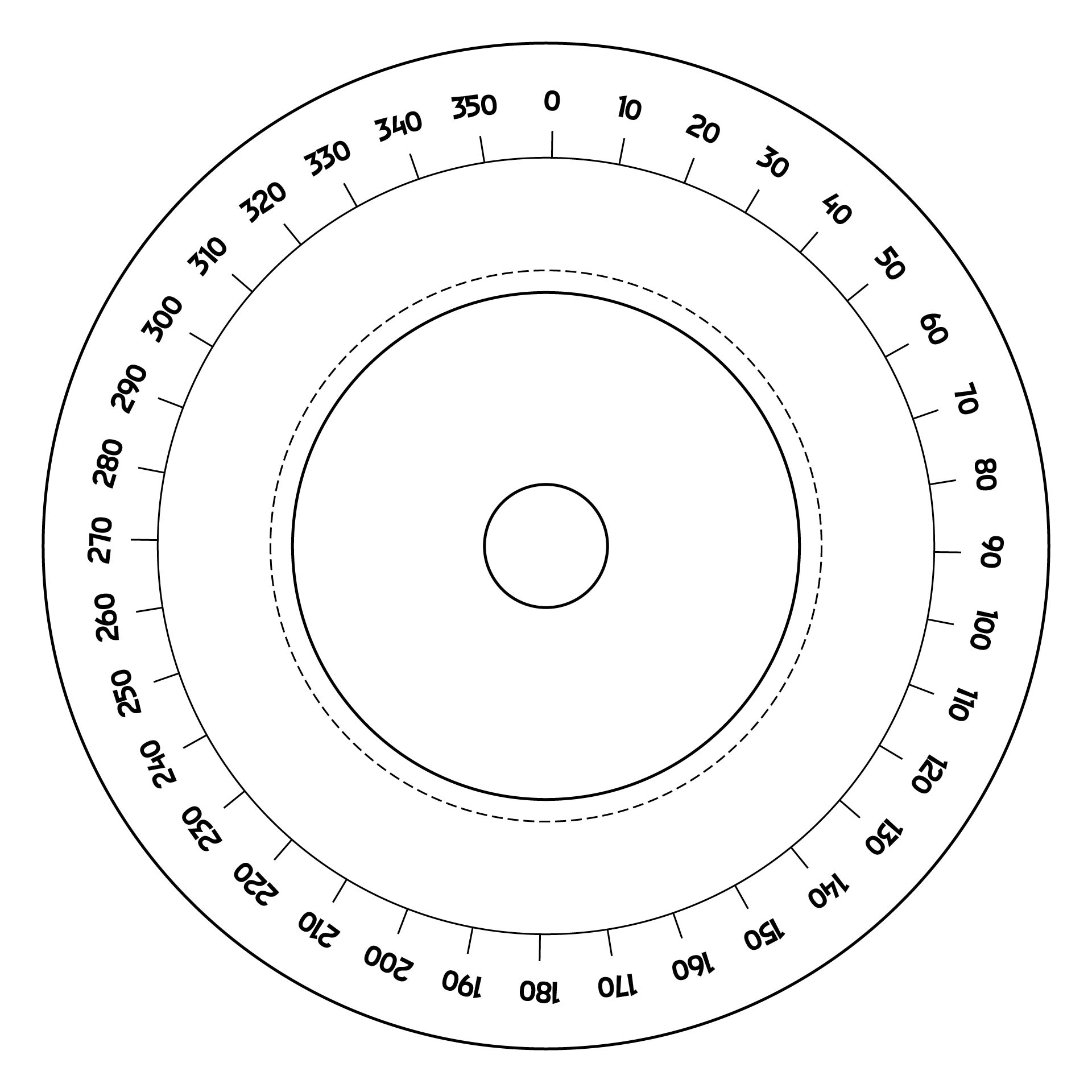 Printable Degree Chart Printable Degree Chart