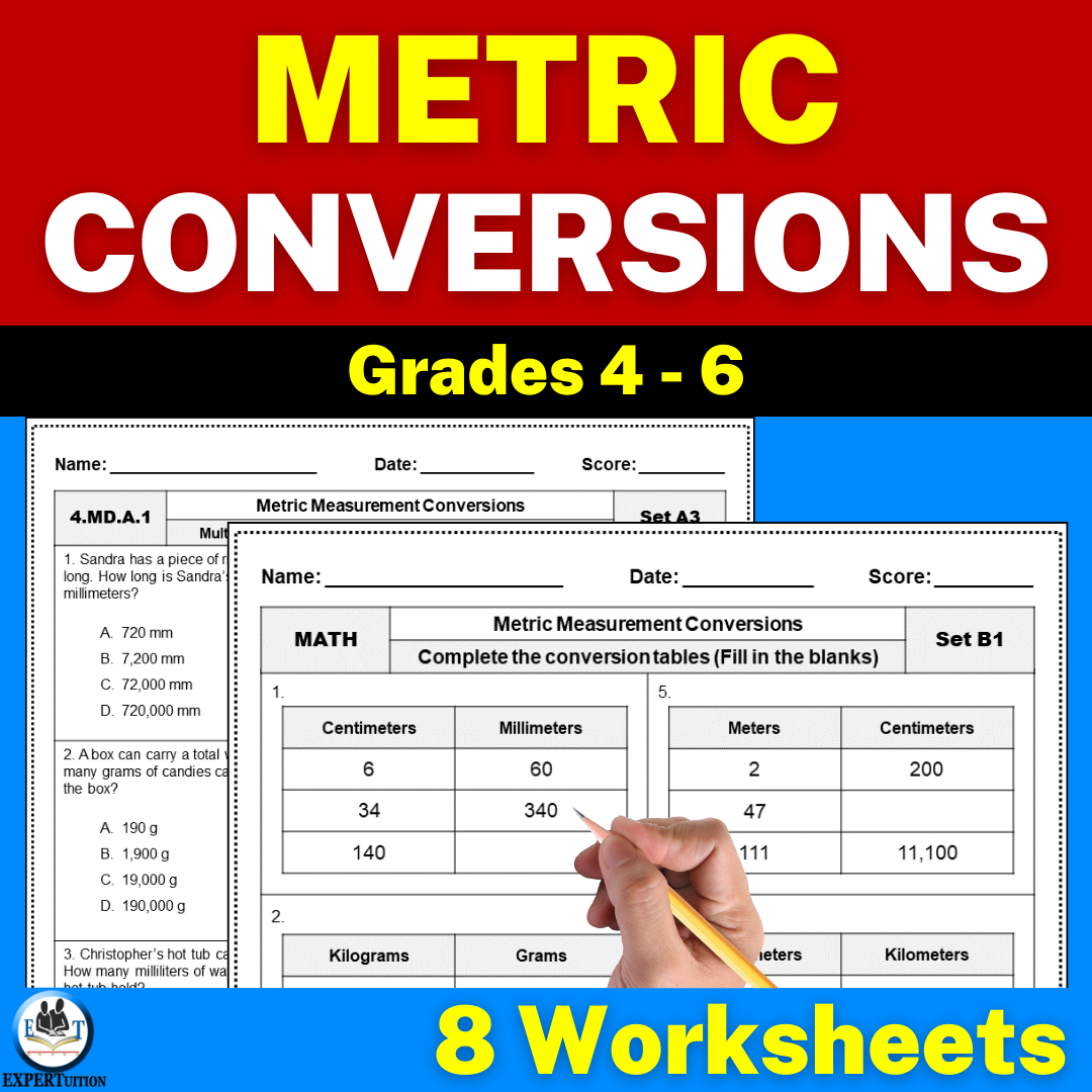 Printable 5th Grade Measurement Conversion Chart