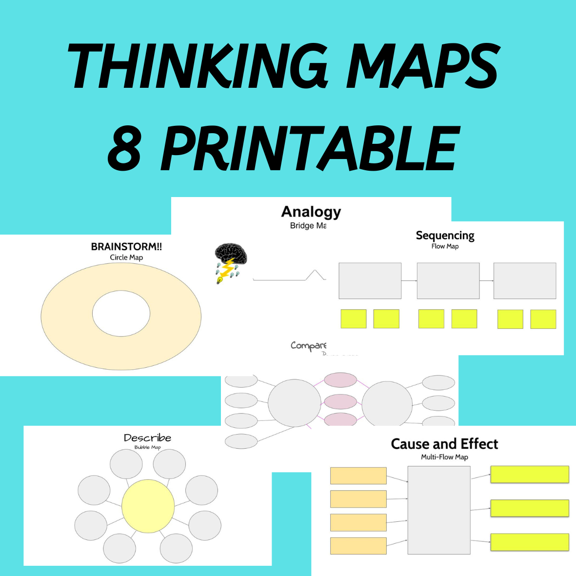 Printable Thinking Charts Circle Printable Thinking Charts Circle