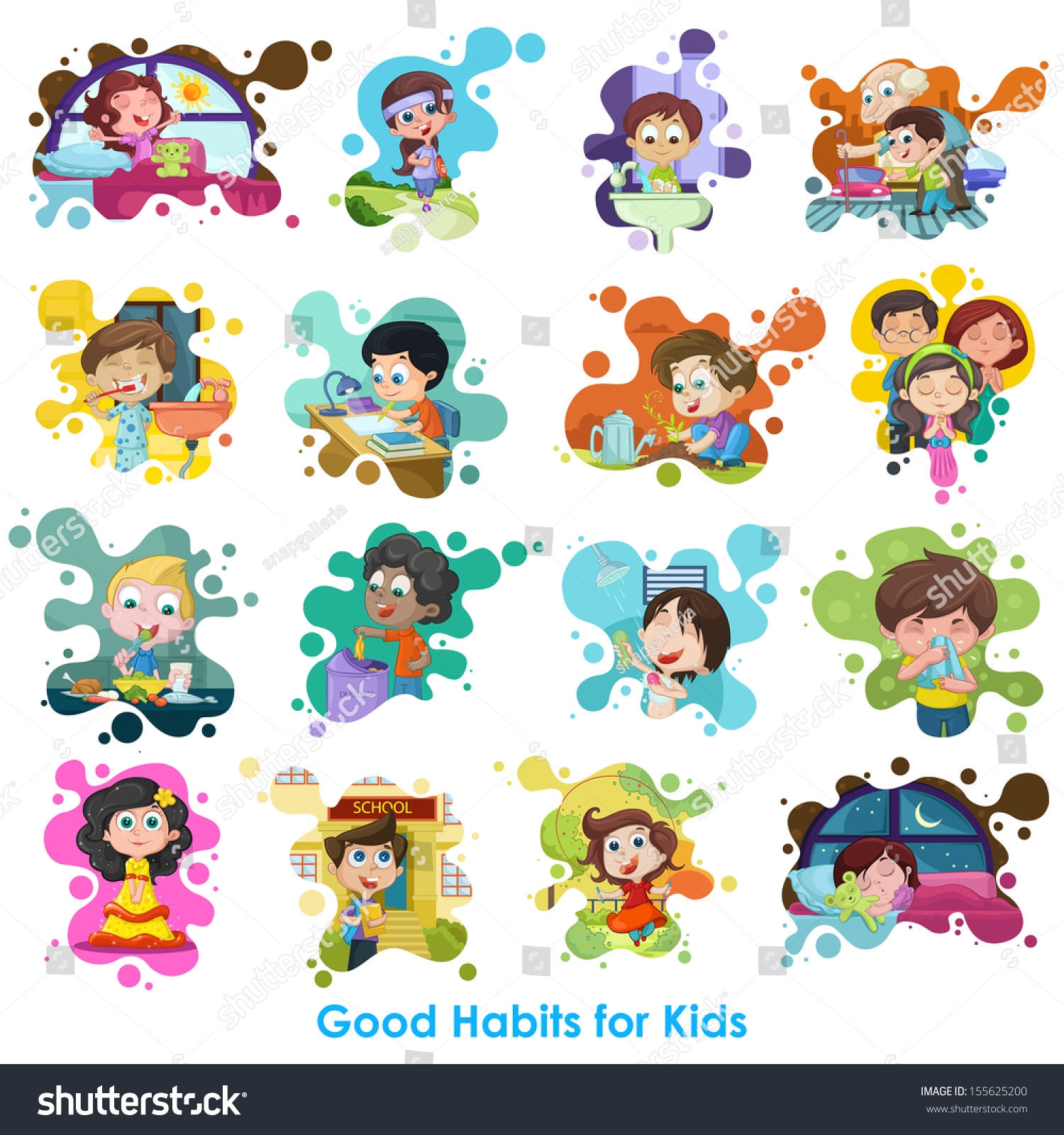 Good Habits Chart For Kids Printable