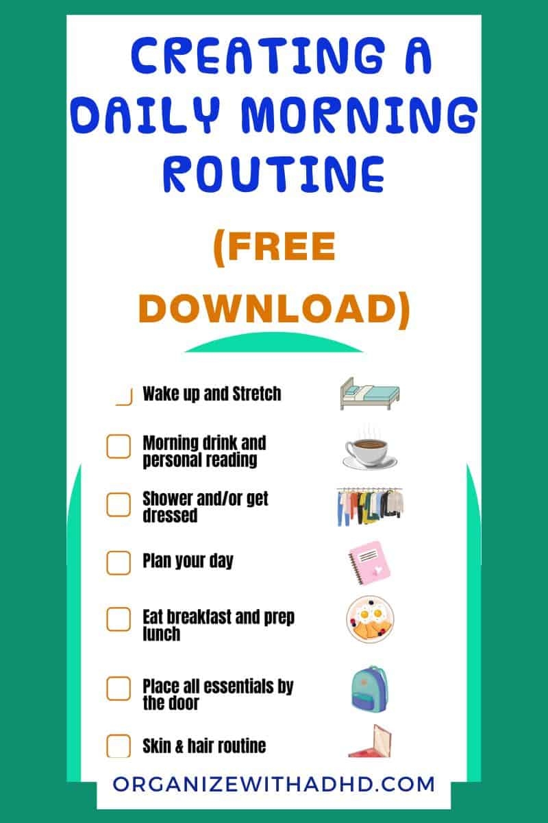 Daily Free Printable Adhd Routine Charts Daily Free Printable Adhd Routine Charts