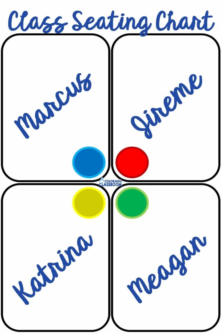 A Seating Chart Strategy For The Classroom The Colorado Classroom